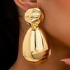 1 Pair Exaggerated Fashionable Atmospheric Three-Dimensional Irregular Spherical And Teardrop-Shaped Design Ear Studs with for Daily Wear