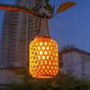 Nu Feng Outdoor Solar Bamboo-Style Lantern 3-Pack