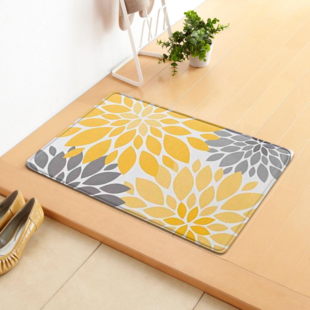 Creative Home Door Mat Water Absorbent Non-Slip Mat Living Room Kitchen Floor Mat Bedroom Carpet