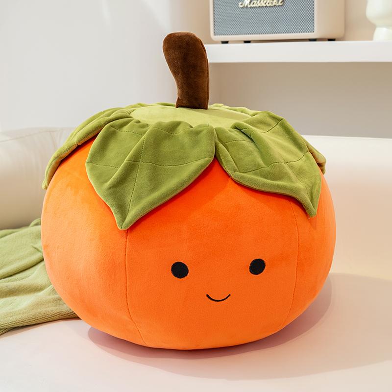 Simulation Vegetable Fruit Peanut Persimmon Plush Doll Pillow Plush Toy Cartoon Home Decoration Wishes Gift For Boys And Girls