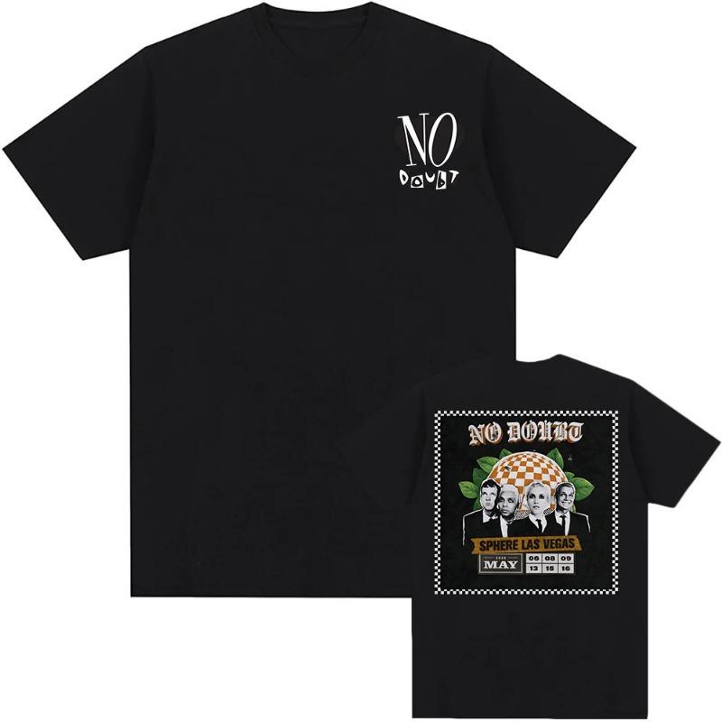 No Doubt SPHERE LAS VEGAS Tshirts Rock Band Graphic Printing T-shirt Short Sleeve Cotton Male Tees Unisex Streetwear women T Shirt