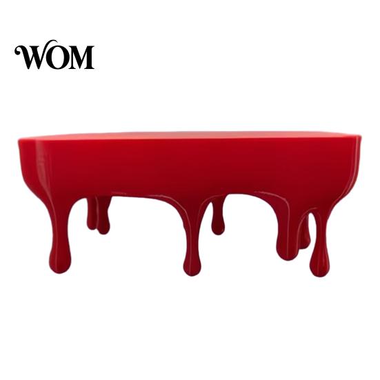 Dripping Floating Shelf Melting Wall Shelf, 3D Printed Fun Creative Decor Display for Home Storage Living Room Matte Finish
