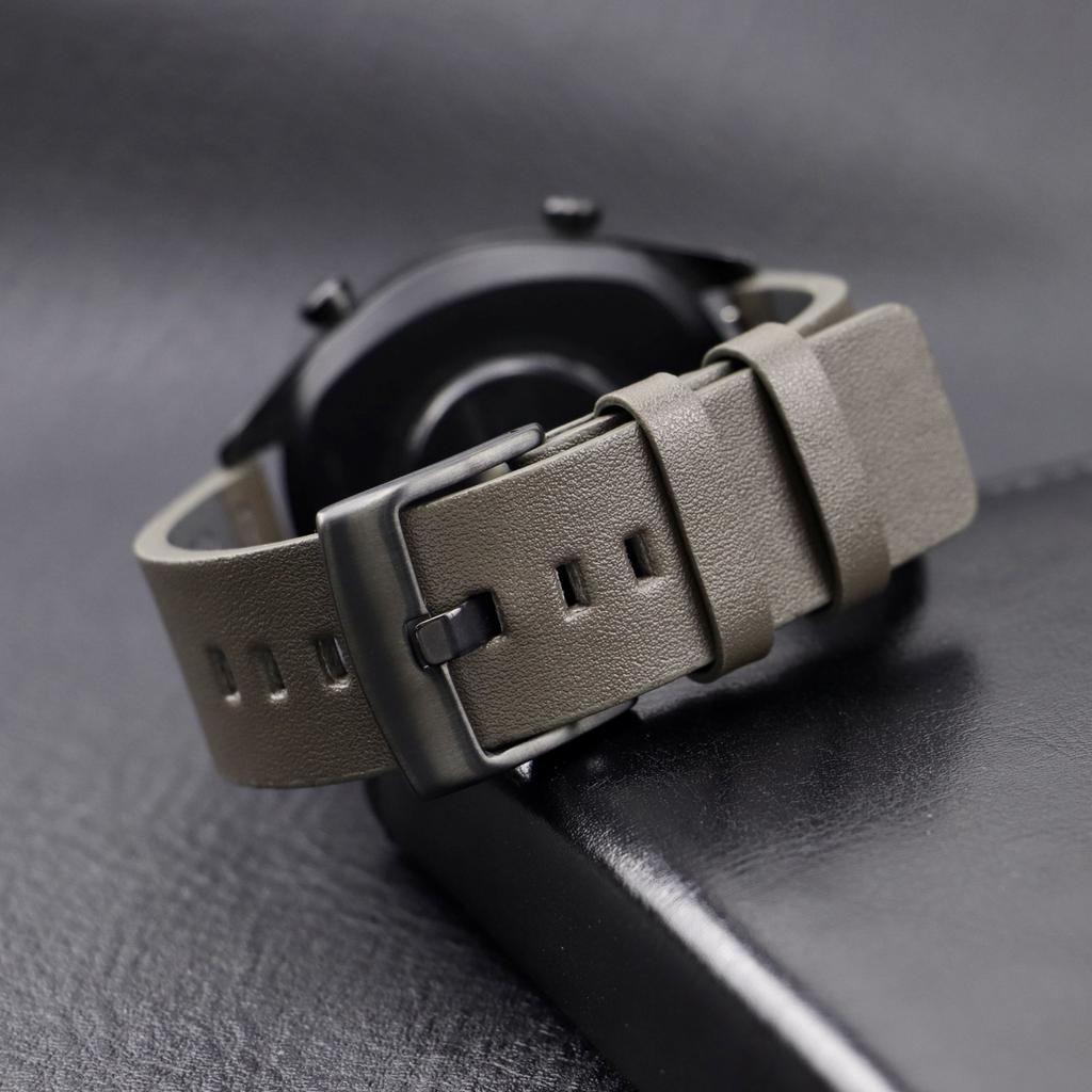 NEW 20/22mm Watch band Quick release Leather Strap for Samsung Galaxy Watch 3 Active2 40 44mm huawei watch gt2 WatchBand 18 24mm