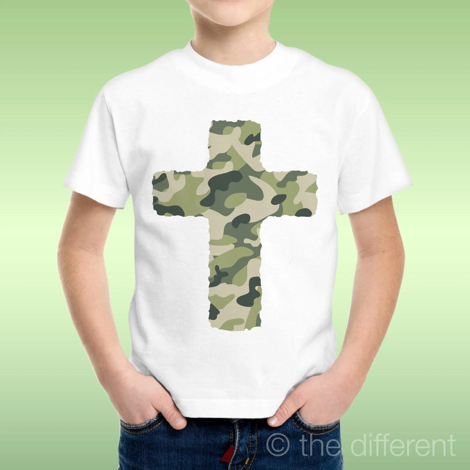kids boys kids boys kids boys kids boys kids boys T-shirt Child Boy Cross Military Camouflage Colour Gift Idea 110
