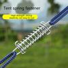 4Pcs Stainless Steel Tent Spring Buckle for Outdoor Camping, Dog Training, Swing