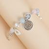 Unique Heart Bracelet for Women Korean Cute Tassels Angel Wing Pendant Bracelet