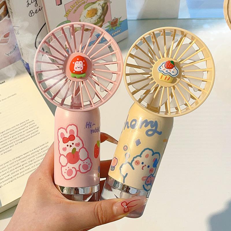 Upgraded Portable Misting Fan, Handheld Personal Mister Fan, Battery Operated Spray Water Mist Fan For Makeup, Travel, Outdoors
