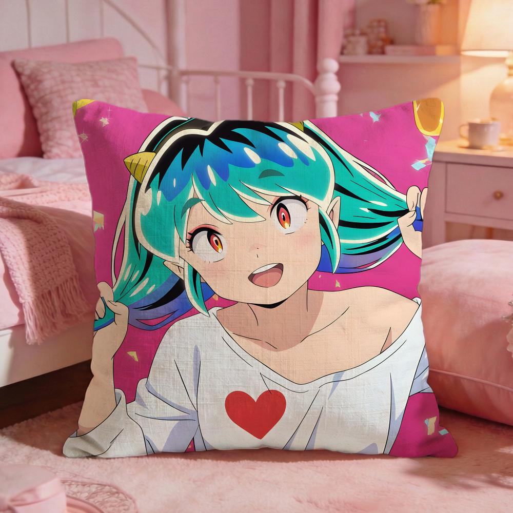 Urusei YYatsuras Anime Hot Cushion Cover Premium Comfort Reversible Pillow Cove Two In One Design For Any Room Car Interior