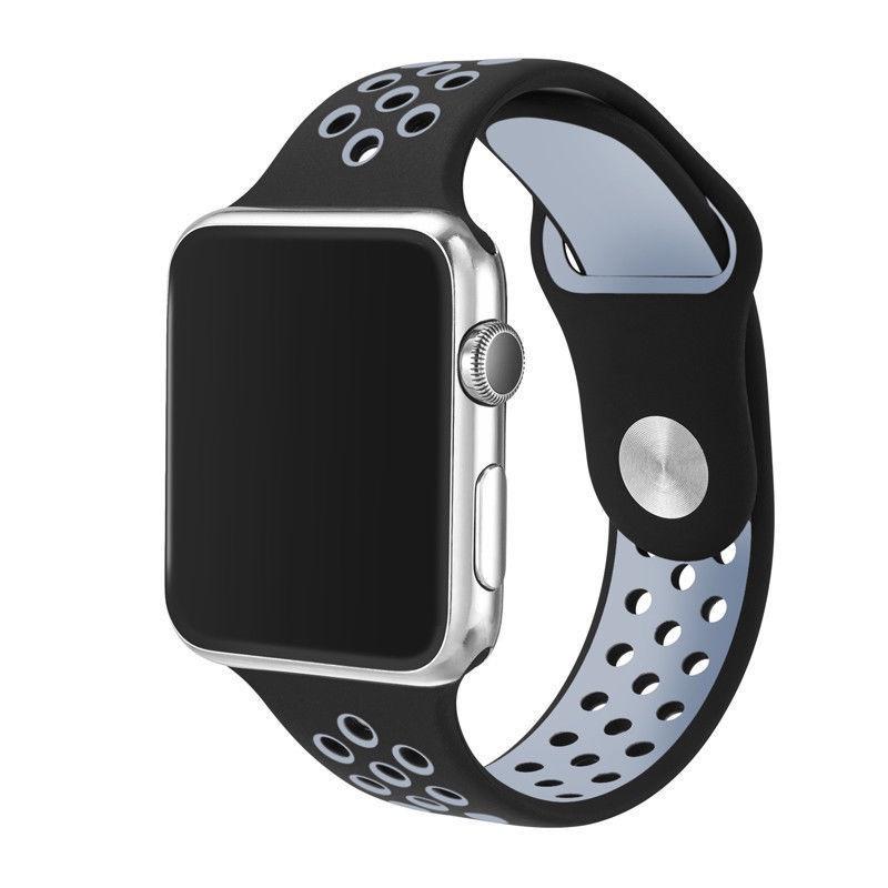 Replacement Sports Silicone Strap Watch Band For Apple Watch Iwatch 38mm 42mm