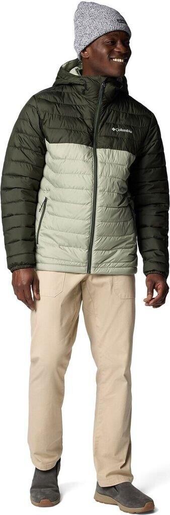 Jaqueta com Capuz Columbia Powder Lite II (2086944) safári/paisagem verde