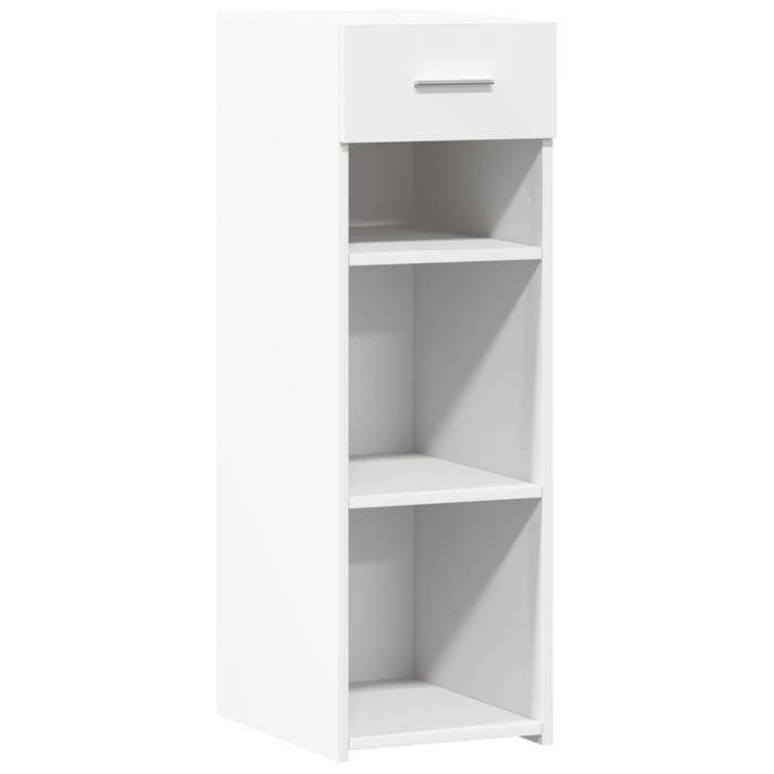 VidaXL Buffet blanc 30x42,5x93 cm bois d'ingénierie, armoire, armoire latérale, armoire de rangement, armoire, placard, 846306