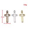 Vintage Cross Charms Multi Color Alloy Pendants For Religious Christian Jewelry