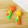 5PCS/Pack Football Colored Style Shaped Cheerleading Horn Plastic Horns for Football Match Audience Cheerleading Accessories ZYF