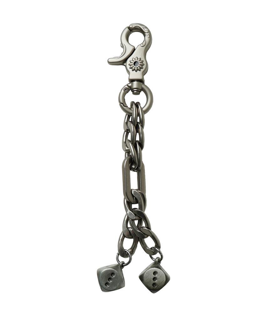 SCALETTOBLACK Ram016 Double Dice Keyring #