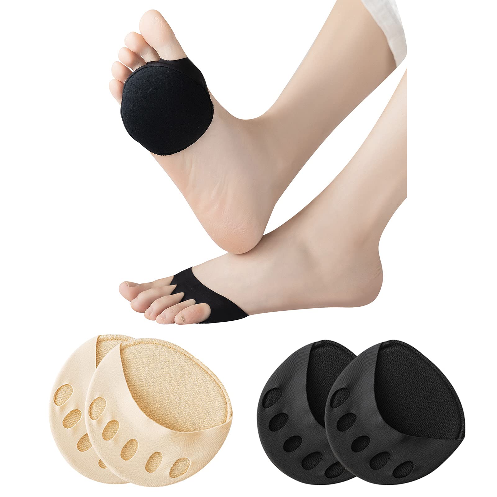 

Caudlor Носок-пальчик Носок без пальцев Половина Супер Носки-половинки с носком Внутренние носки для пота ног и запаха Один размер подходит всем Носки, Накладки, Носки, Носки, Пять отверстий для пальцев,