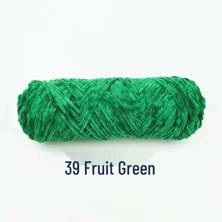 Handmade Chenille Yarn Ball: Velvet Thick Crochet and Knitting Material