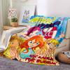 1pc Winx Club Fairies flannel Blanket for Super Soft Cute Comfort Blanket for Travel Bedding Couch Sofa Blanket Y73024