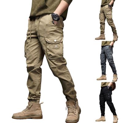 Outdoorhosen Herren Workshops 600D Kratzendes Nylongewebe Abrieb/Kratzschutz Paket Lässige Arbeitshosen