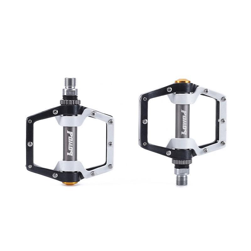 Bicycle Pedals-Aluminium Alloy Bicycle Pedals-Mountain Bike Pedals with Removable Non-Slip Studs Pedal