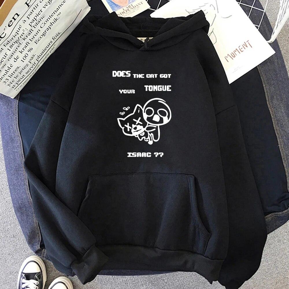 

The Binding of Isaac Women Hoodies Spring Original Print Japanese Anime Cartoon Secondary Long-sleeve Couples Sweatshirts Casual