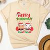 Joyeux Noël Mignon Bubu Dudu Graphiques Dessin Animé T-shirt Populaire Fête de Fête Unisexe Coton T-shirts Tendance Drôle Chemise de Noël