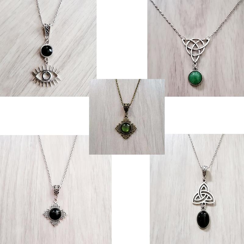 Trendy Gothic Punk Hip Hop Necklace, Personality Charm Pendant, Versatile Fashion Jewelry for Men and Women Gift