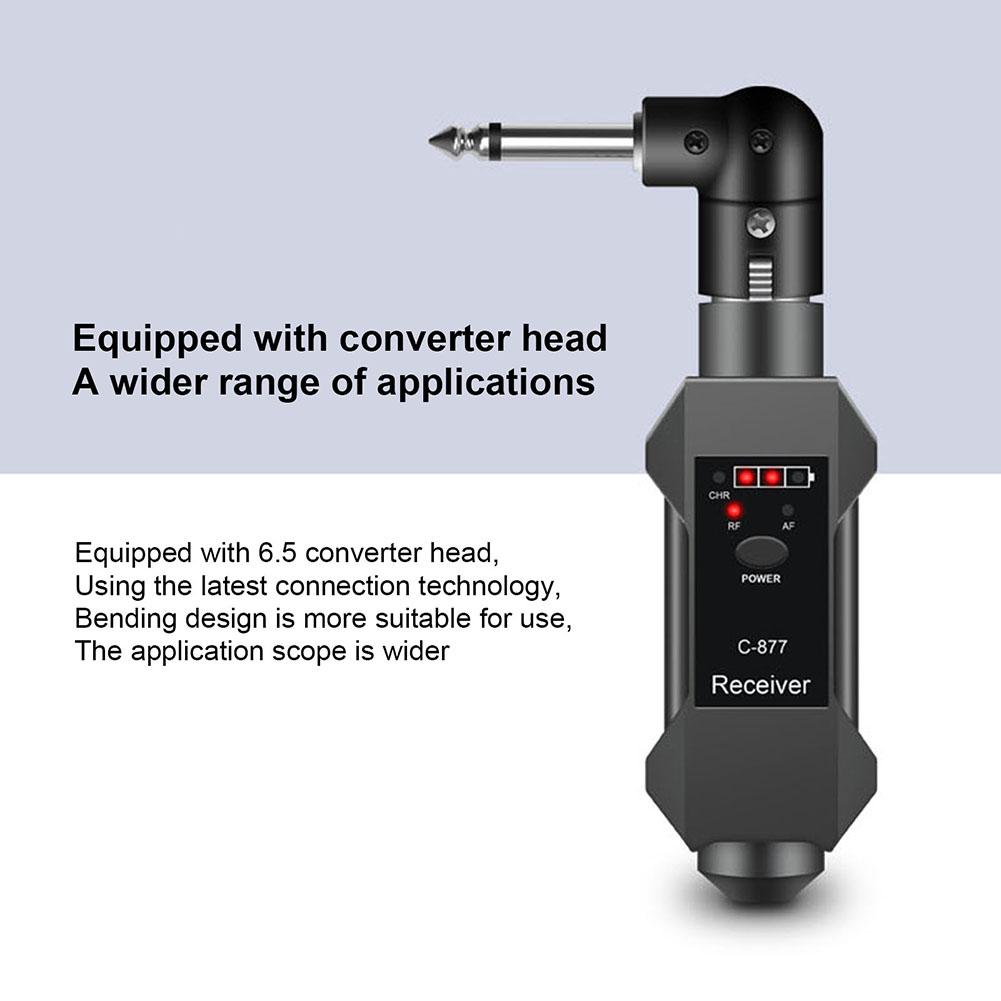 Dynamic Microphone Converter Wireless System Xlr Transmitter Receiver 6.5 Adapter For Dynamic Mic