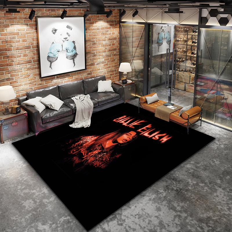 Billie Eilish Carpet Rug For Living Room Bedroom Home Sofa Decoration Kids Play Nonslip Floor Mat