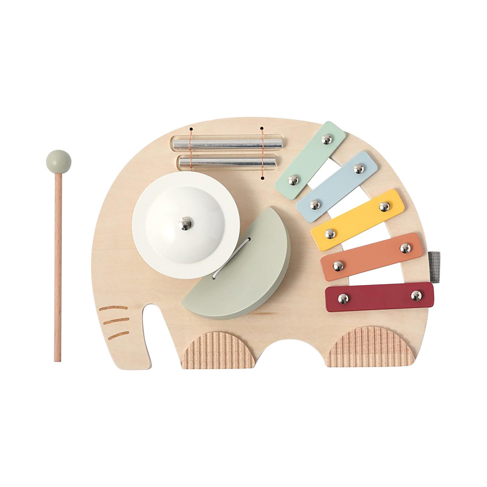 

Деревянный слон, детский музыкальный инструмент, детский ксилофон, ударный инструмент, развивающая музыкальная игрушка, подходящий подарок для мальчиков и девочек