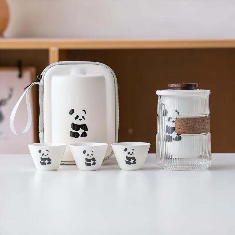 Portable Ceramic Travel Tea Set