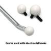 M8 Screw Nylon Round Tip for Car Dent Repair Tools Dent Repair Pen Hook Ball kit Rod Accessory Round Ball Tips