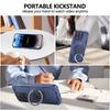 For iPhone 16 Pro Case Ring Kickstand PC + TPU Shockproof Phone Back Cover