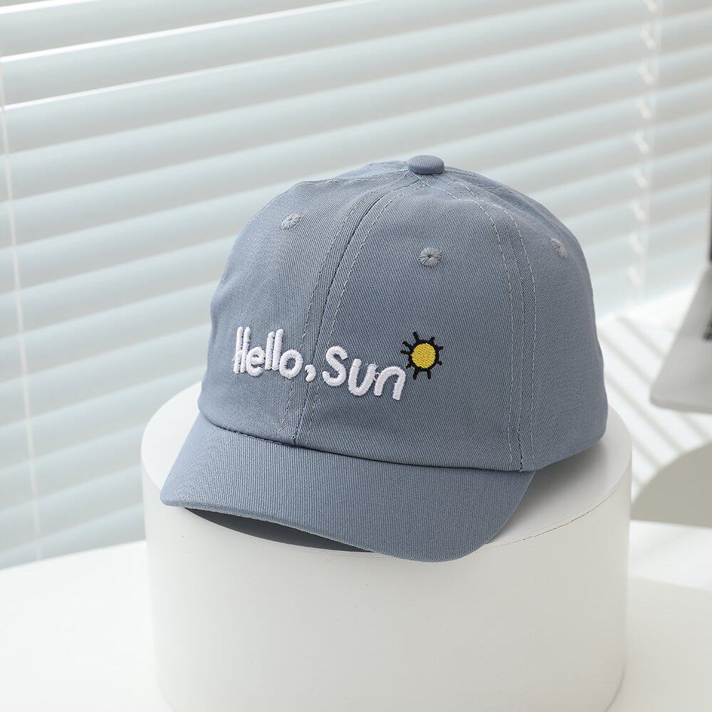 

Baby Boy Girl Hat 50-52cm 1-5 Years Spring Summer Letter Embroidery Baseball Children Cap Vintage Short Brim Snapback Kids Hats 50-52cm&1-5 years