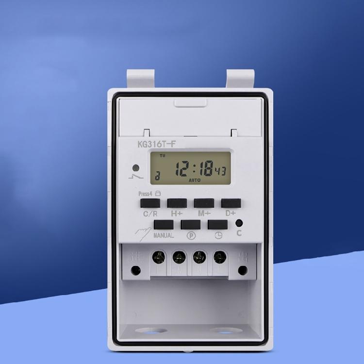 Programmable Digital Time Relays Time Controllor Switches 220V Waterproof for Home