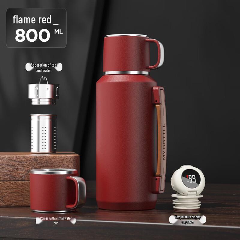 Handon Smart Lid Stainless Steel Insulated Travel Thermos