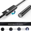 Endoscopio Tipo C Con 2x USB Fotocamera Flessibile da 7 mm Per Smartphone Tablet Computer Impermeabile IP67 Luce LED Regolabile