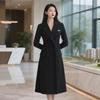 Women's Professional Mid-Length Wool Blend Overcoat