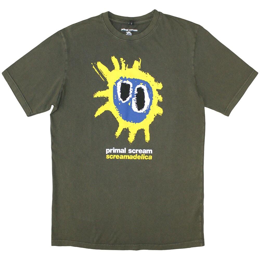 Primal Scream  Screamadelica wbr/   Green Stone Wash T shirt - NEW OFFICIAL Unisex T-Shirt XXXXL