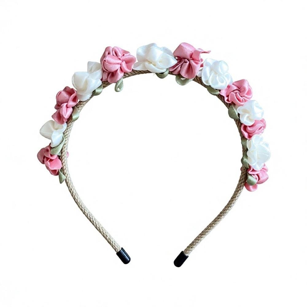 Simulation Flower Fairy Garland Hairbands Adjustable Simulation Flower Hairbands Vacation