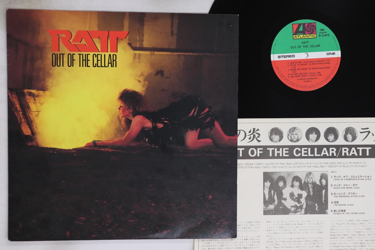 

LP Record RATT - Out Of The Cellar P11472 ATLANTIC 1984 Japan Metal Used