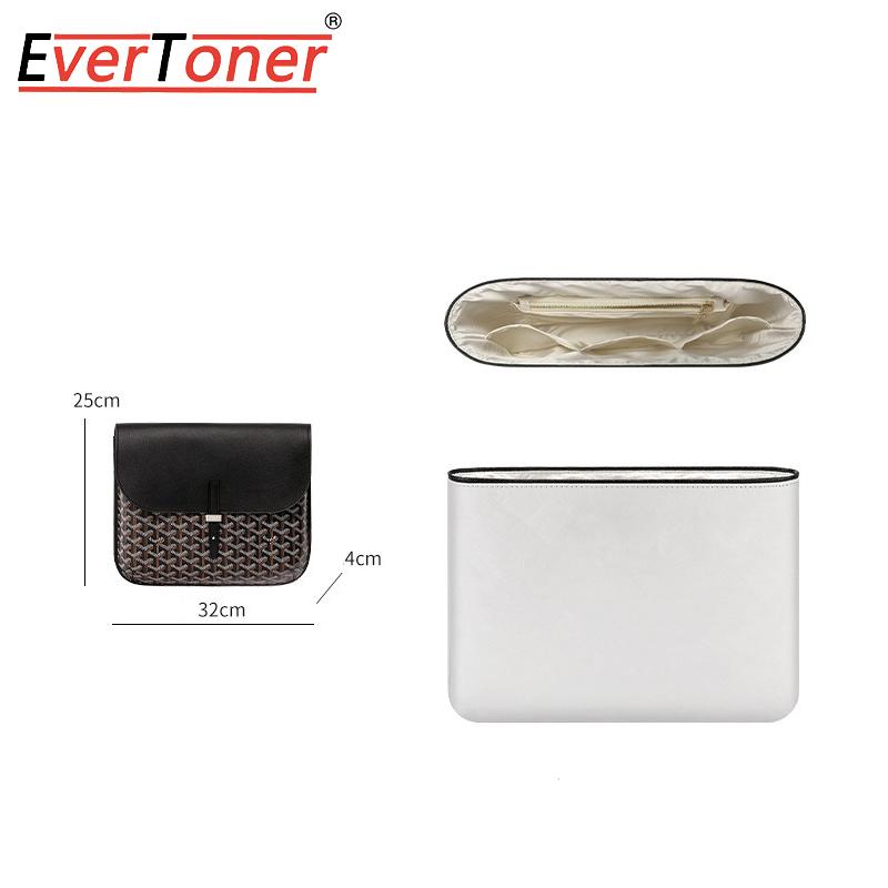 

EverToner Dupont Paper Insert Bag Support Shaper Bag Organizer For Gya Coursier Organizer Accessories білий