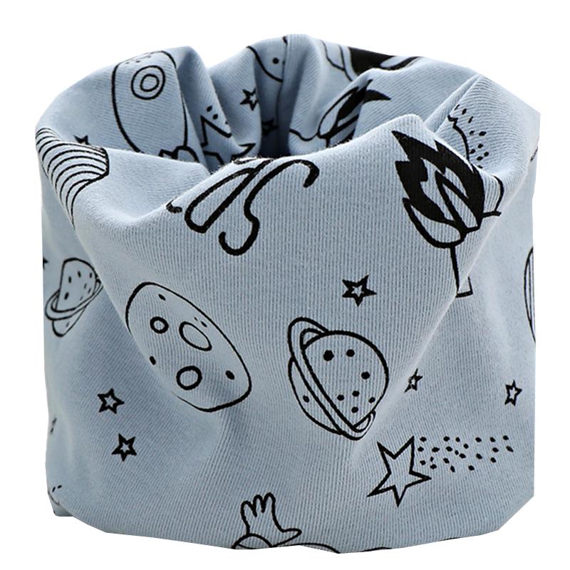 Nová jarní podzimní dětská šála Módní dětská bavlněná šála pro chlapce a dívky Šála s O-kroužkem Dětský límec Dětská nákrčník