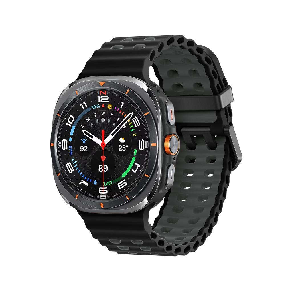 Marine Band For Samsung Galaxy Watch ultra Strap 47mm Accessories Two color Sport silicone Bracelet Galaxy Watch 7 ultra Straps