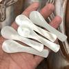 1pcs Natural Conch Shell Ice Cream Coffee Spoon Caviar Spoon Mother of Pearl Seashells Stirring Spoons Teaspoon Kitchen Tool