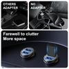2025 2 in 1 Wireless Carplay Adapter Android Auto Smart Dongle 5G WIFI For iphone Android Phone For Volvo Benz Mg Kia Chery VW