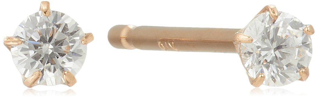 

ESTELLE [Official] Women s Earrings, 18K Pink Gold with Cubic Zirconia (SS), 0231-3433-0010-0000