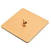 Sustainable Material Premium Brass Rocker Light Switch in Gold Finish