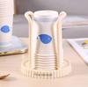 Simple Paper Cup Holder Household Disposable Cup Storage Rack Multifunctional Desktop Coffee and Milk Tea Cup Shelf Cup Picker