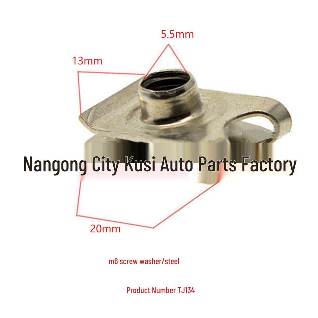Universal U-Shaped Clip Nut for Car Trim Panel Installation