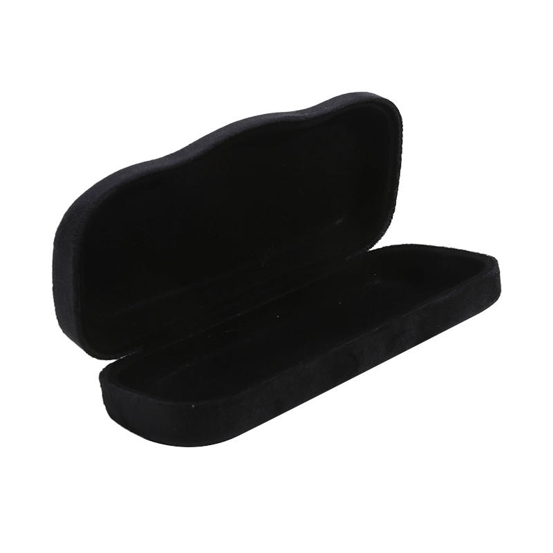 

Portable Velvet Metal Eyeglass Holder Case For Women Men Travel Reading Glasses Sunglasses Protective Box чорний